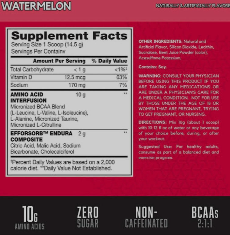 2 AMINO X 30 SERV WATERMELON+ OBSEQUIO SORPRESA