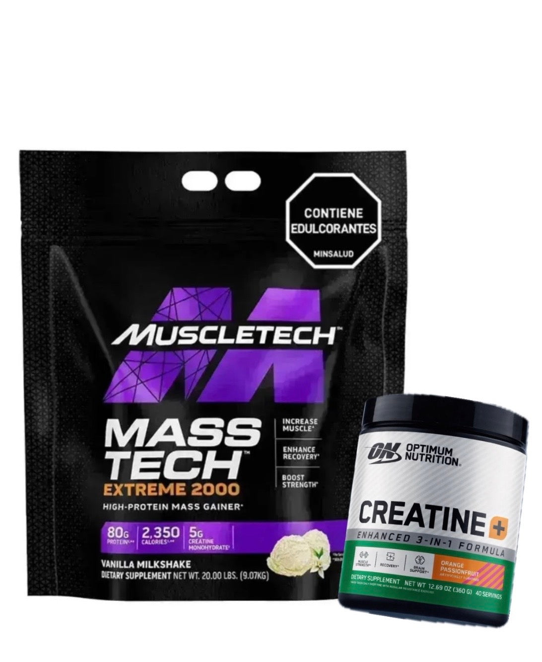 MASS TECH 20 LB + CREATINE + 3 IN 1
