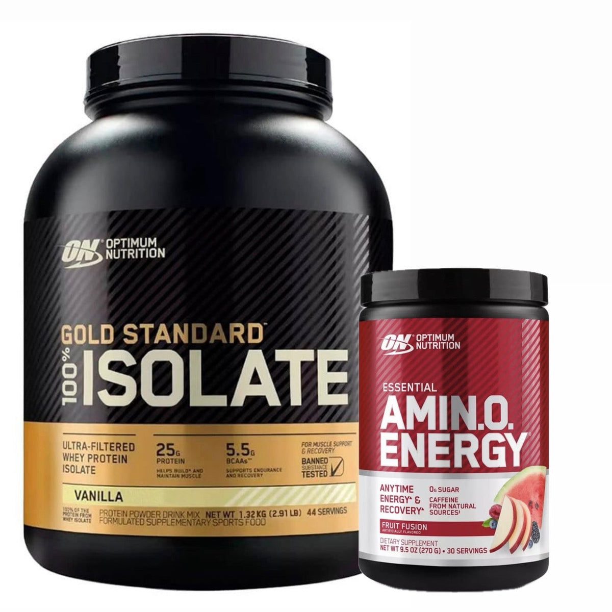 PROTEÍNA ISOLATE 3LB + AMINO ENERGY 30 SERV