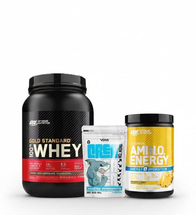 PROTEÍNA WHEY GOLD + AMINO ENERGY HUDRATION + CREATINE 150 G