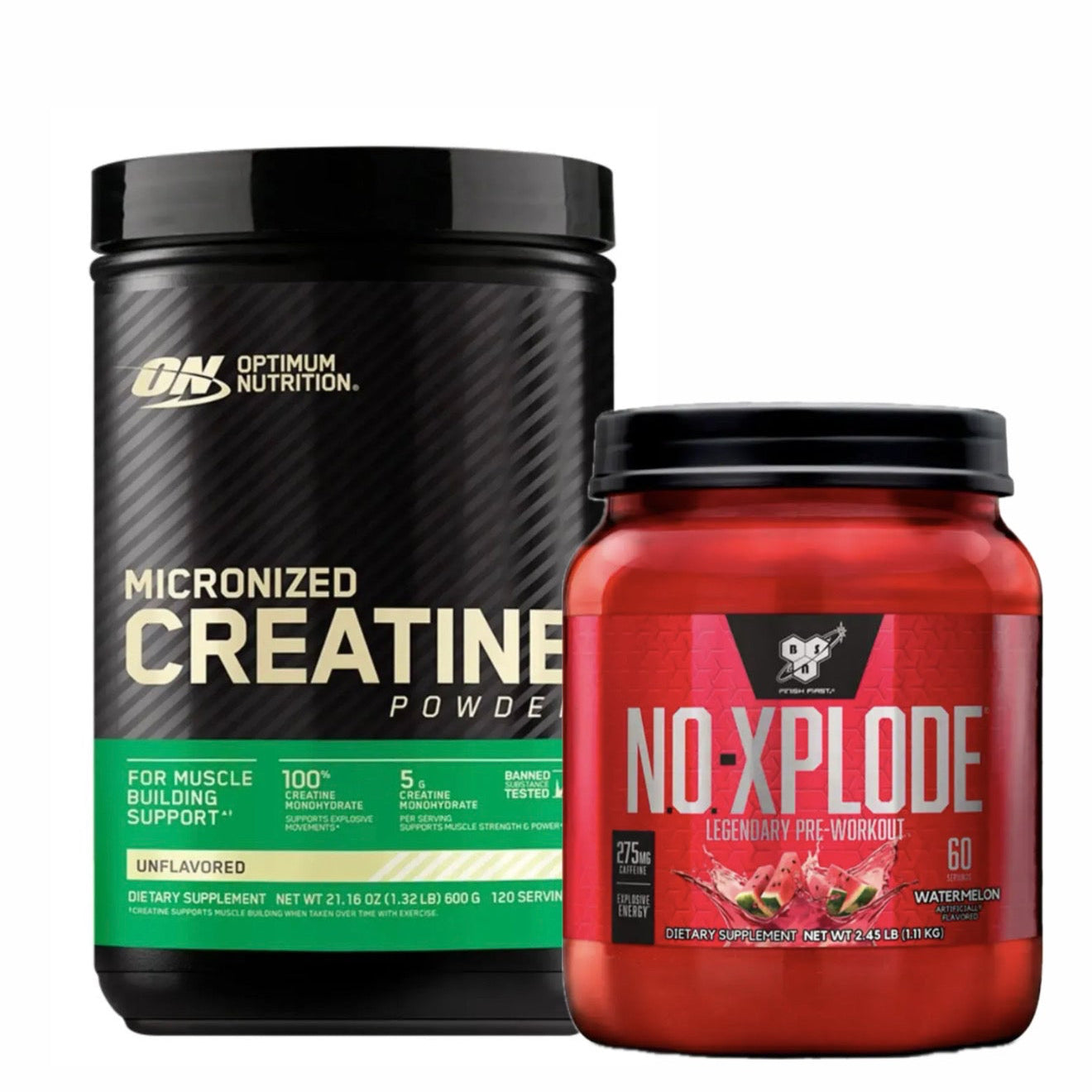 CREATINE ON 600G + NO XPLODE 60 SERV