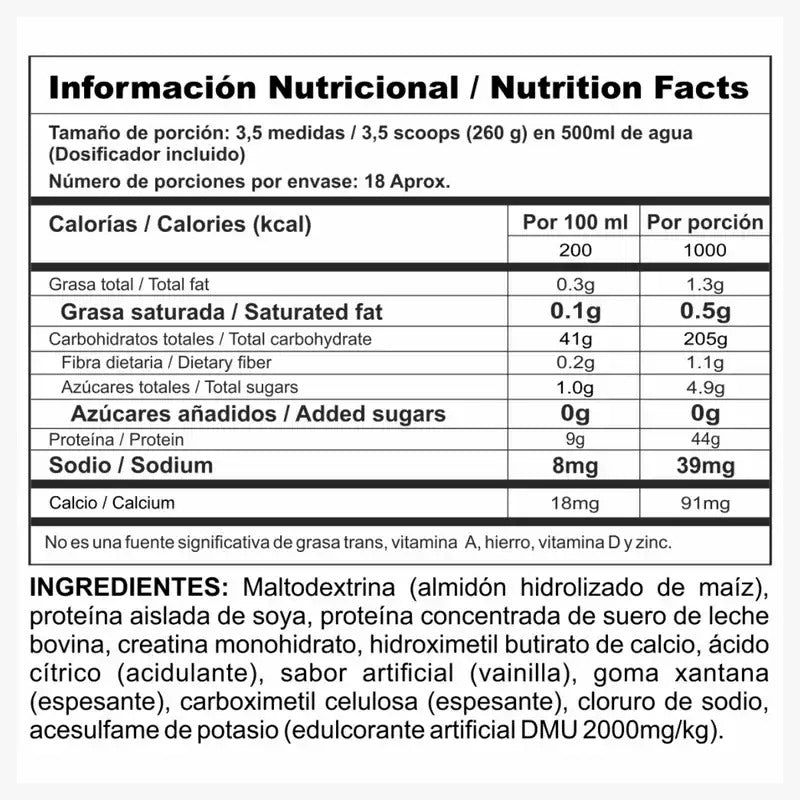 MEGAPLEX CREATINE POWER NUTRAMERICAN