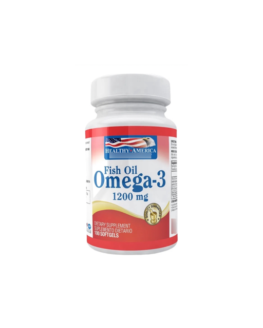 FISH OIL OMEGA 3 1.200 MG HEALTHY AMERICA