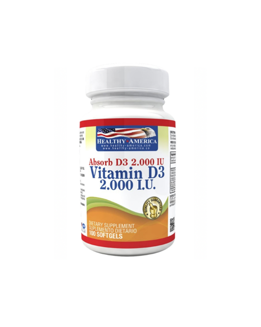 VITAMIN D3 2.000 IU HEALTHY AMERICA