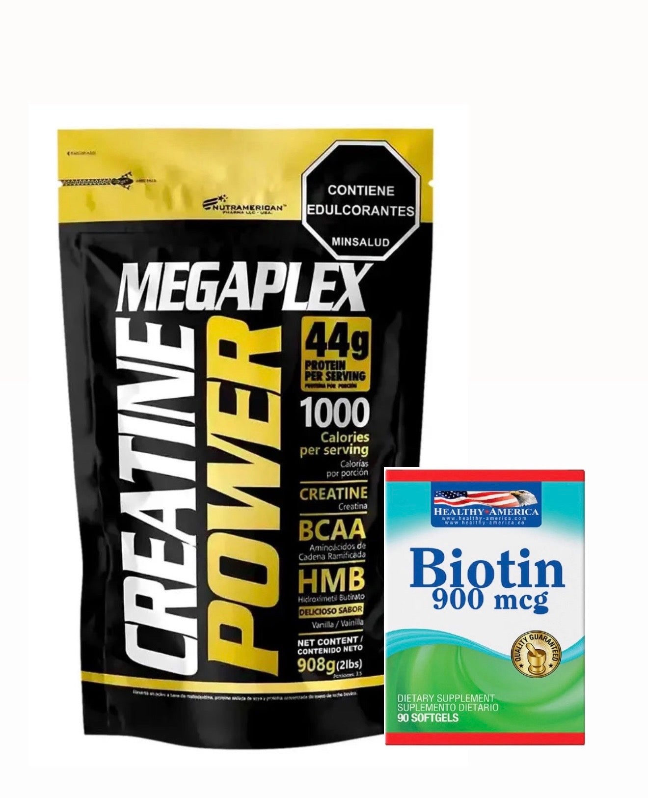 MEGAPLEX 2LB + BIOTIN 900 MCG