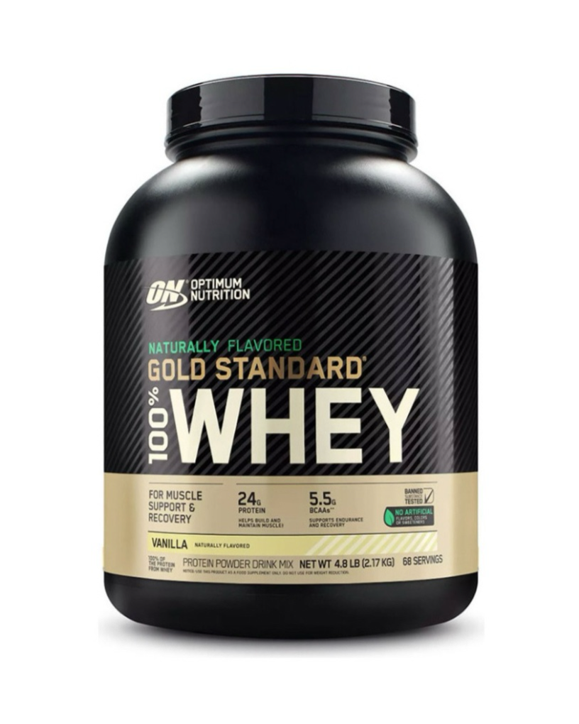 GOLD STANDARD 100% WHEY NATURALLY FLAVORED OPTIMUM NUTRITION