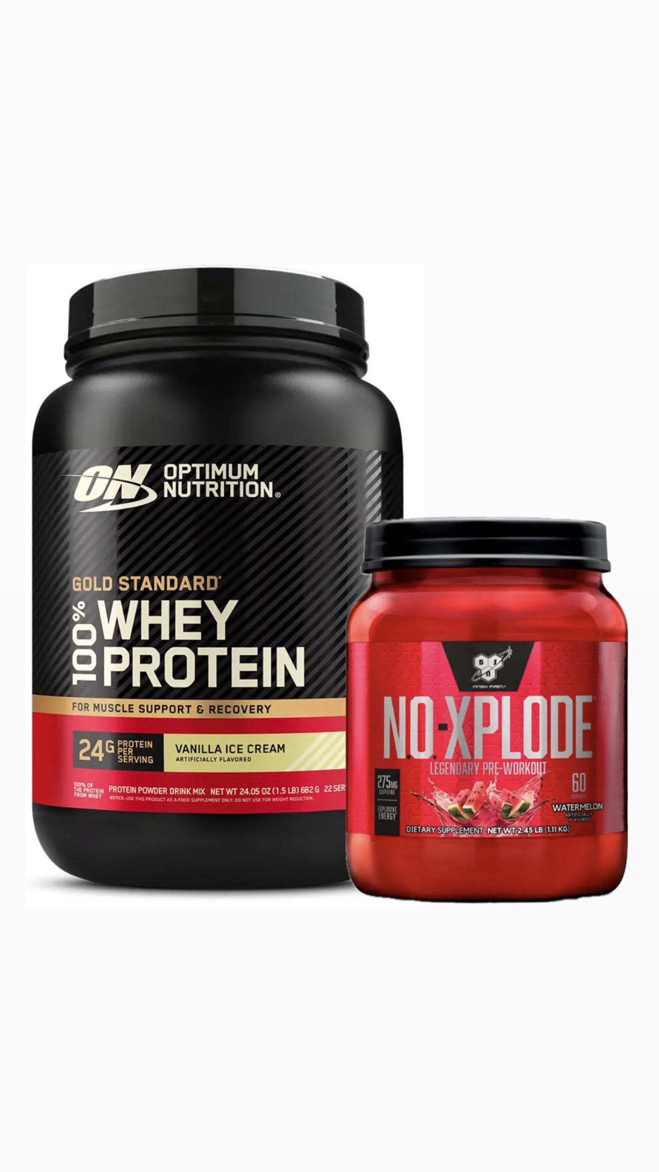 WHEY GOLD STANDARD PROTEÍNA 1,5 LB + NO XPLODE 60 SERV