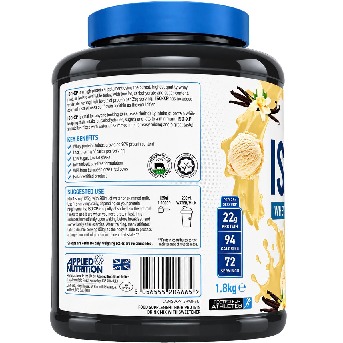 ISO XP WHEY PROTEIN ISOLATE APPLIED NUTRITION