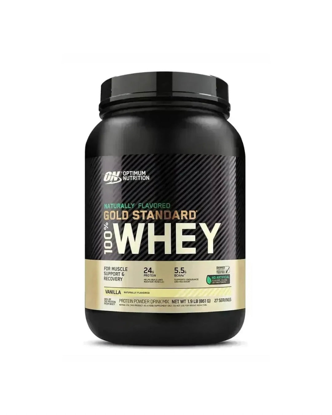 GOLD STANDARD 100% WHEY NATURALLY FLAVORED OPTIMUM NUTRITION