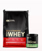 WHEY GOLD 10 LB STRAWBERRY + CREATINE 60 SERV OPTIMUM