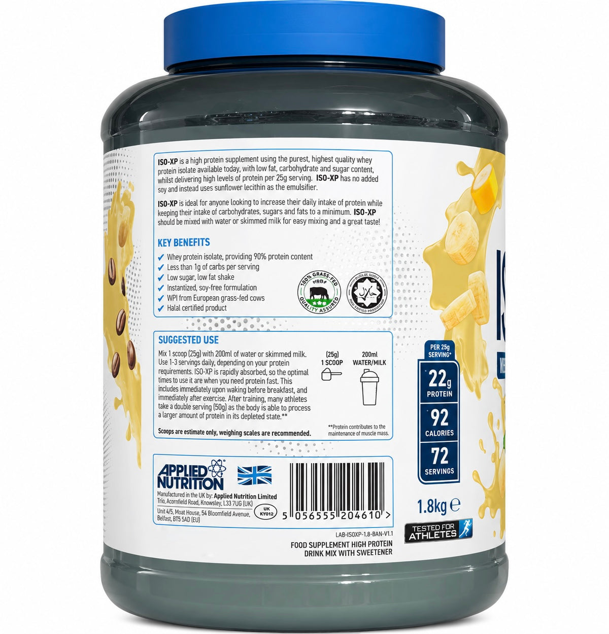 ISO XP WHEY PROTEIN ISOLATE APPLIED NUTRITION