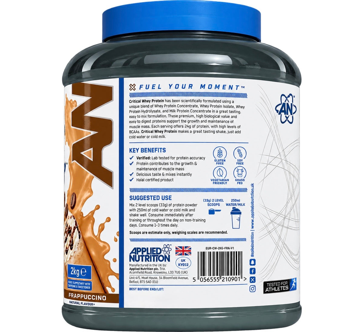CRITIAL WHEY ADVANCED PROTEIN APPLIED NUTRITION