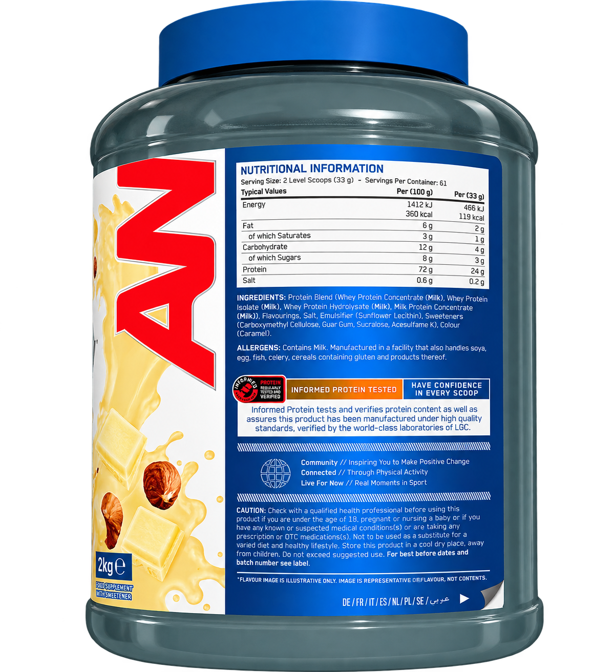 CRITIAL WHEY ADVANCED PROTEIN APPLIED NUTRITION