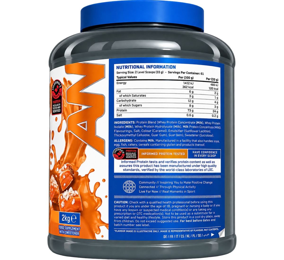 CRITIAL WHEY ADVANCED PROTEIN APPLIED NUTRITION