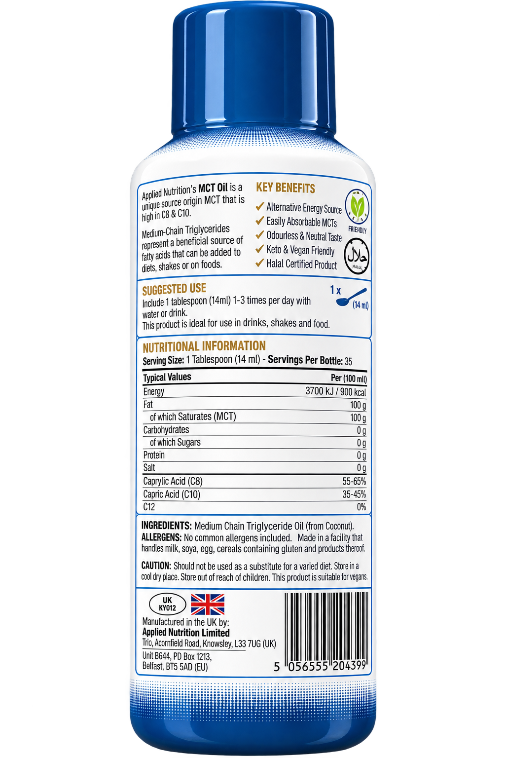 MCT OIL - FROM COCONUT OIL