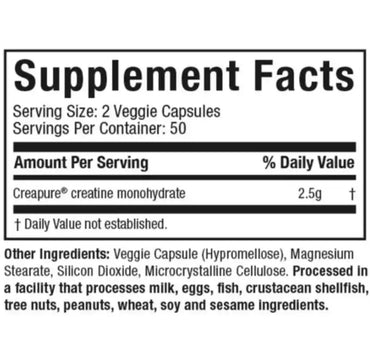 PLATINUM CREATINE 100 CÁPSULAS  MUSCLETECH