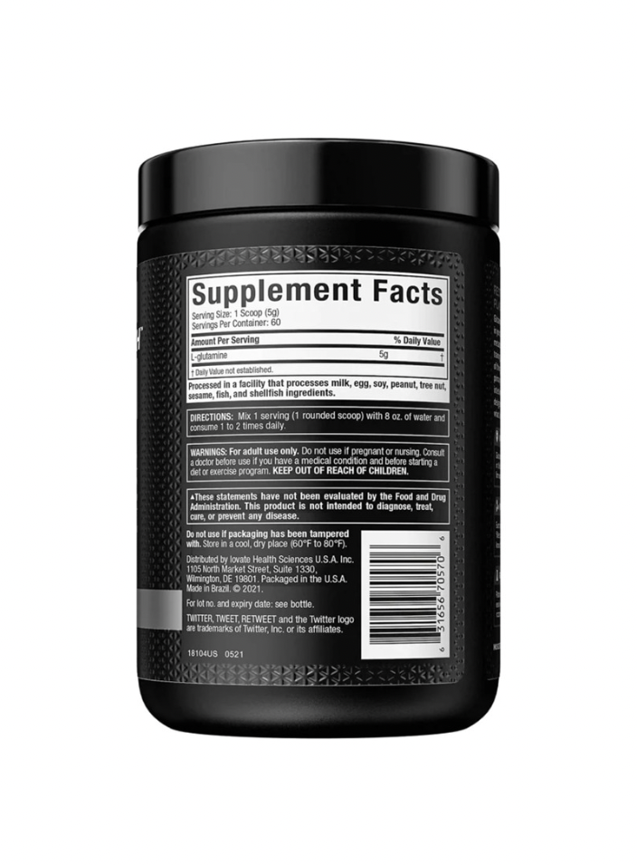 PLATINUM 100% GLUATMINE  MUSCLETECH