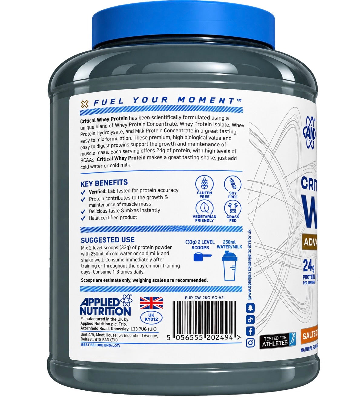 CRITIAL WHEY ADVANCED PROTEIN APPLIED NUTRITION