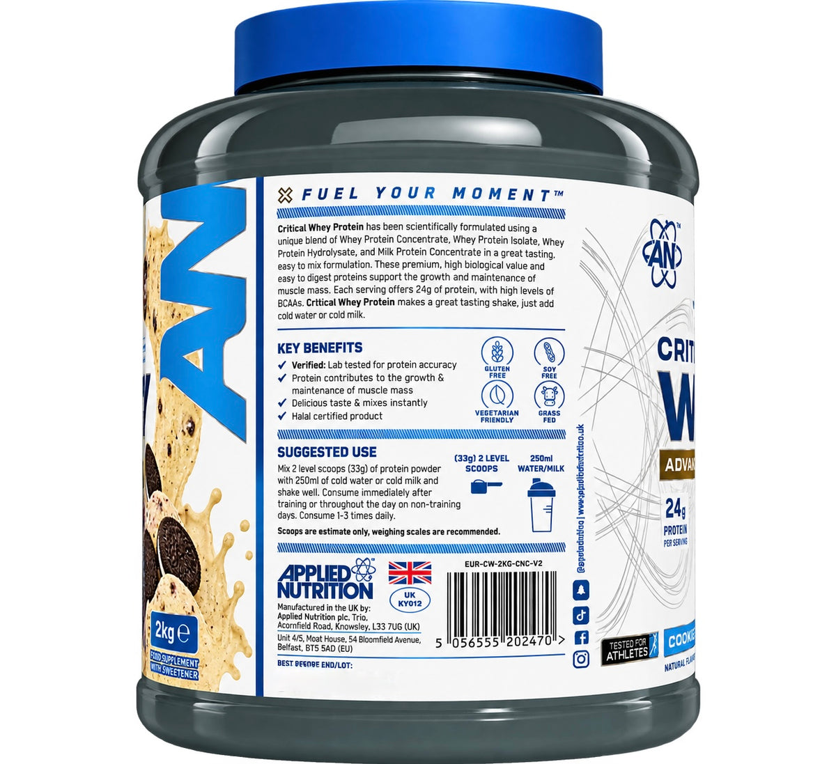 CRITIAL WHEY ADVANCED PROTEIN APPLIED NUTRITION