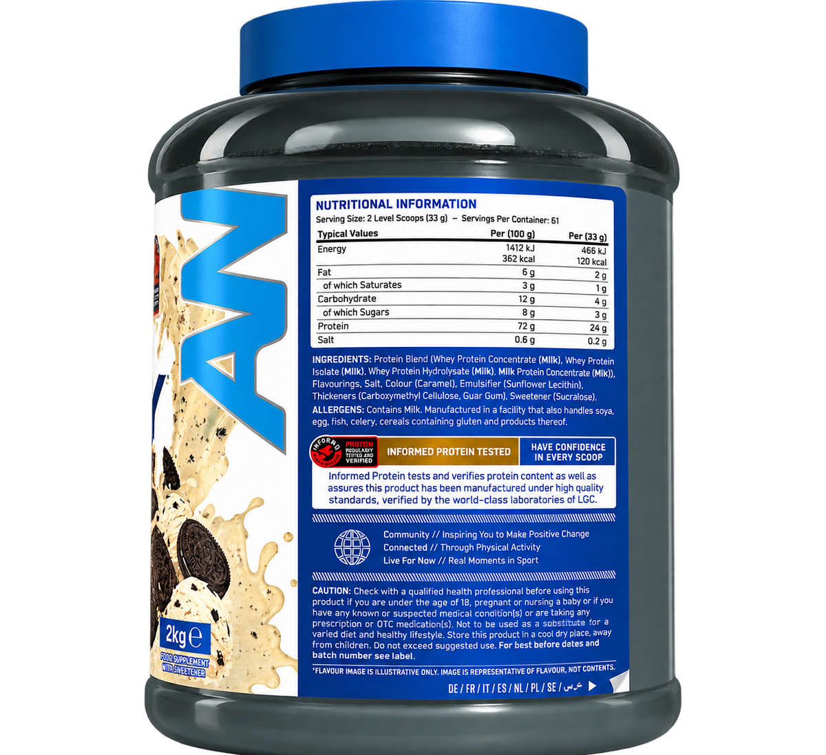 CRITIAL WHEY ADVANCED PROTEIN APPLIED NUTRITION