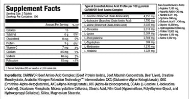 CARNIVOR BEEF AMINOS