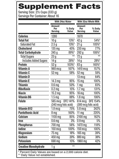 SUPER MASS GAINER 12LBS
